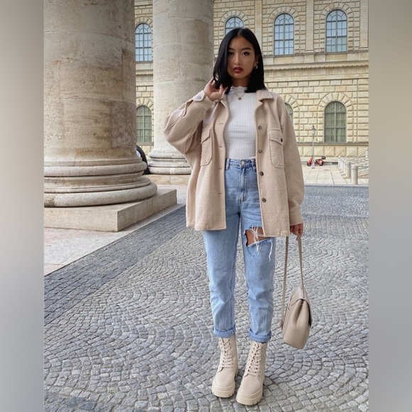 vegan faux crocodile combat boots size 9/40 - Picture 9 of 9